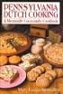 Pennsylvania Dutch Cooking: A Mennonite Community Cookbook