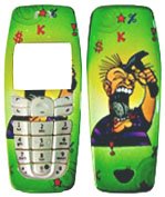 Wireless: Hammer on Head Nokia 6010 Faceplate Cell Phone Cover with Keypad