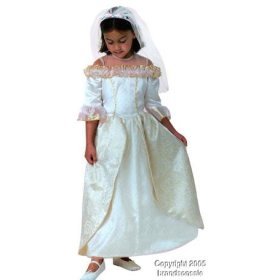 Childrens Toyshop  Toys : Barbie Bride Costumer - 5/7 Years