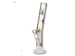 LEAF LINE BONG - 42CM HOCH - 50MM � 18.8MM - CHILLUM - EISBONG - INKL. SIEBCHEN UND FEUERZEUG