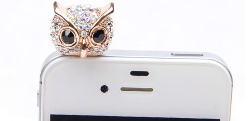 Wisedeal Bling Crystal 3.5mm Rhinestones Night Owl Pattern Cellphone Charms Anti-Dust Dustproof Earphone Audio Headphone Jack Plug Stopper for iPhone 4 4S Samsung Galaxy S2 S3 Note I9220 HTC Sony Nokia Motorola LG Lenovo Wisedeal Bling Crystal 3.5mm Rhinestones Night Owl Pattern Cellphone Charms Anti-Dust Dustproof Earphone Audio Headphone Jack Plug Stopper for iPhone 4 4S Samsung Galaxy S2 S3 Note I9220 HTC Sony Nokia Motorola LG Lenovo