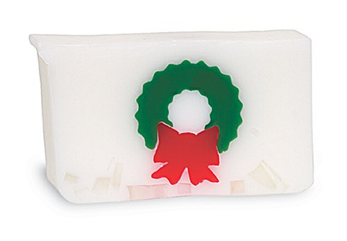 Primal Elements Wrapped Bar Soap, Christmas Wreath, 6.8-Ounce Cellophane (Pack of 2) by Christmas Wreath