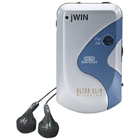 Jwin JXM4 Mini AM/FM Pocket Radio