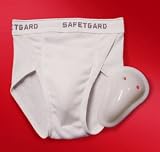 Youth Athletic Brief with Cup (White)