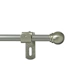 Nickel Ball Drapery Rod - 48–88"