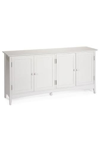 Hawthorne 60w Four-door Lowboy With Wood Doors
