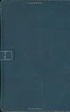 312GU8VhmTL. SL160  Holman CSB Pocket Bible Classic Duo Tone Blue / Gray Leatherette Slide tab