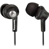 Panasonic RP-HJE280-K Inner Ear Earbuds w/Extension (Black)