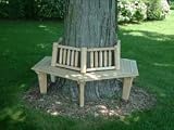 Cedar Bench Tree Wrap Again with Back