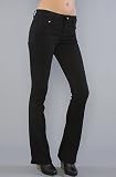 Motel The Chantel Denim Trouser Jean in Black - Denim for Women