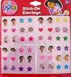 Dora The Explorer stick-on earrings