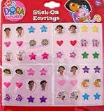 Dora The Explorer stick-on earrings