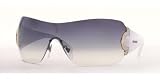 BVLGARI BV 653B 944/8G GOLD WHITE GRAY GRADIENT SWAROVSKI RHINESTONE SUNGLASSES.
