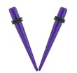 Acrylic Neon Taper - Purple - 4G - Sold as a Pair