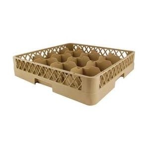 16 Compartment Glass Rack with Tilt Bar (16-0277) Category: Warewashing Racks by Traex