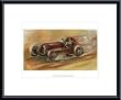 Art Poster Metal Framed Print - Le Mans 1935 - Artist: E Harper- Poster Size: 9 X 13