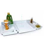 Cabinet Caddy, Under Sink organizer (White) (16 H x 20 W x 2.75 D)