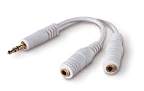 Belkin Speaker and Headphones Splitter - White