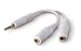 Belkin Speaker and Headphones Splitter - White