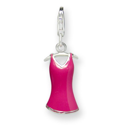 Rafaela Donata Charms Republic Anh&auml;nger rotes Minikleid 925/- Sterling Silber 60600111 Preisvergleich