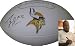 Percy Harvin Autographed/Hand Signed Minnesota Vikings Logo Football
