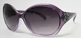 Esprit Sunglass Oval Purple to Clear Fade Plastic Fashion, Smoke Gradient Lens 19367 577