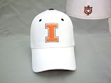 Illinois White One Fit Cap-Adult Size 7 1/8 to 7 5/8