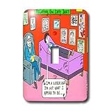 Londons Times Funny Music Cartoons - Beatles Collectible, McCartney, The Early Years - Light Switch Covers - single toggle switch