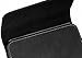Jitterbug Touch3 Horizontal Black Leather Case Pouch Built In Magnetic Flap and Belt Clip and Soft Interior Material