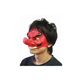 半面マスク 天狗