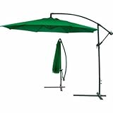 Banana Crank Parasol 3m Self Standing Garden Umbrella