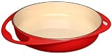 Le Creuset Enameled Cast-Iron 9-3/4-Inch Round Tarte Tatin Pan, Red