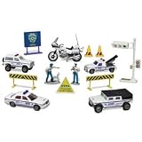 NYPD 14-Piece Die-Cast Playset