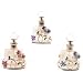 Frosted Glass Perfume Bottle with Butterfly