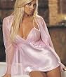 Charmeuse and Sheer Net Baby Doll By Shirley of Hollywood
