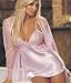 Charmeuse and Sheer Net Baby Doll By Shirley of Hollywood