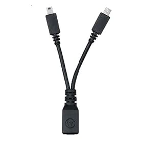Motorola Y-Cable Charger Adapter P000 (Mini USB /Mini USB)