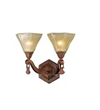 15.5W Oakland 2 Lt Wall Sconce