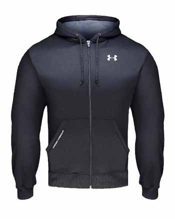 Under Armour Fleece Full Zip Hood,black