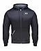  : Under Armour Fleece Full Zip Hood,black
