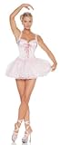 Ballerina Costume - Includes Underwire Tutu Dress, Ribbon Lace Up Toe Socks