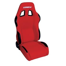 Corbeau A4 Red Cloth Racing Reclining Seat