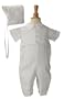 Boys White Vested Poly Rayon Gabardine Christening Baptism Suit