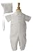 Boys White Vested Poly Rayon Gabardine Christening Baptism Suit