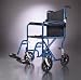 Medline Transport Wheelchair / Passenger Wheel Chair - Weighs only 19lbs