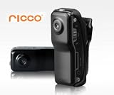 Ricco MD80 Mini DV DVR Potable Security Spy Cam Camcorder Digital Camera Wireless Spycam Webcam The Smallest DVR in the WORLD - Support microSD Micro SD SDHC Sound Activated Recoding (8GB Sandisk MicroSD Card Included) 2GB 4GB 8GB 16GB 32GB