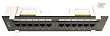 Cables Unlimited UTP-9000 12 Port Cat6 Surface Mount Patch Panel (Black)