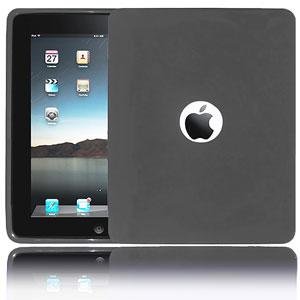 Amzer Soft Gel TPU Skin case for Apple iPad Tablet,(Grey)
