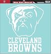 Cleveland Browns 18"x18" Die Cut Decal - SET OF 6 - Sports Merchandise