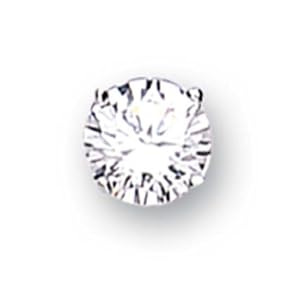 Boucles d'oreille Homme - TMR/8 - Argent Sterling 0.6 Gr - Oxyde de zirconium